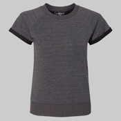 Women's Sweetheart French Terry Short Sleeve Pullover