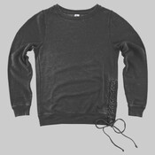 Women’s Enzyme-Washed Rally Lace-Up Sweatshirt