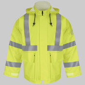 Men's Hi-Visibility Flame-Resistant Rain Jacket