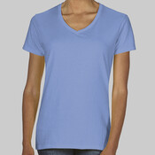 Garment-Dyed Women’s Midweight V-Neck T-Shirt