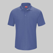 Short Sleeve Performance Knit Gripper-Front Polo