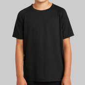 Youth PosiCharge ® Tri Blend Wicking Raglan Tee
