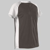 Girls' Two Button Fastpitch Jersey
