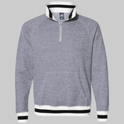 Peppered Fleece Quarter-Zip Sweatshirt