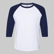 Premium Blend Ringspun Three-Quarter Sleeve Raglan Baseball T-Shirt