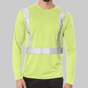 USA-Made Hi-Visibility Long Sleeve Performance T-Shirt