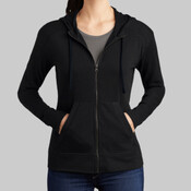 Women's PosiCharge ® Tri Blend Wicking Fleece Full Zip Hooded Jacket