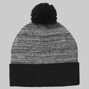 Heather Pom Pom Beanie