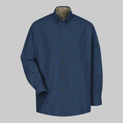 Cotton Contrast Dress Shirt