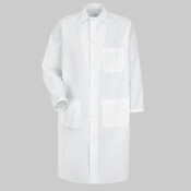 Butcher Coat with Exterior Chest Pocket