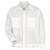 Button-Front Shirt Jacket - Tall Sizes