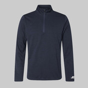 Striated Quarter-Zip Pullover