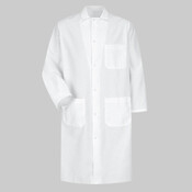 Snap-Front Spun Polyester Butcher Coat