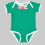 Baby Rib Infant Bow Tie Bodysuit