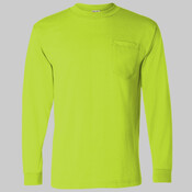 USA-Made 50/50 Long Sleeve Pocket T-Shirt