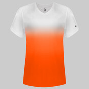Women's V-Neck Ombre T-Shirt