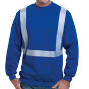 USA-Made Hi-Visibility Crewneck Sweatshirt