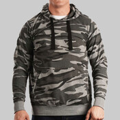 Enzyme-Washed French Terry Hooded Sweatshirt