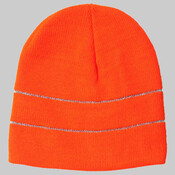 USA-Made Safety Knit Beanie with 3M Reflective Thread