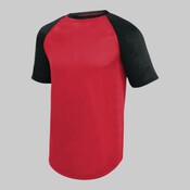 Wicking Short Sleeve Baseball Jersey