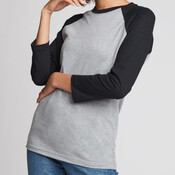 CVC Three-Quarter Sleeve Raglan T-Shirt