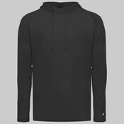Tri-Blend Surplice Hooded Long Sleeve T-Shirt