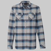 Women's Yarn-Dyed Long Sleeve Flannel Shirt