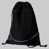 Tri-Color Drawstring Backpack