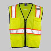 6 Pocket Contrast Class 2 Vest