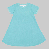 Harborside Mélange French Terry Girls' Twirl Dress