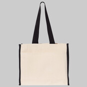 14L Tote with Contrast-Color Handles