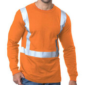 USA-Made 50/50 Hi-Visibility Long Sleeve T-Shirt
