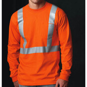 USA-Made High Visibility Long Sleeve Pocket T-Shirt