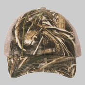 Licensed Camo Washed Mesh Cap