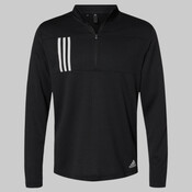 3-Stripes Double Knit Quarter-Zip Pullover