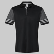 Striped Sleeve Polo