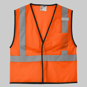Ansi 107 Class 2 Economy Mesh One Pocket Vest
