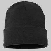 12" Jersey Lined Cuffed Beanie