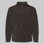 Boundary Shag Frosty Sherpa Quarter-Zip Pullover