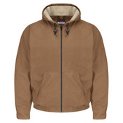 Brown Duck Hooded Jacket - EXCEL FR® ComforTouch® - Tall Sizes