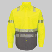 Hi-Visibility Color Block Uniform Shirt - EXCEL FR® ComforTouch® - 7 oz.