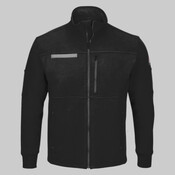 Zip Front Fleece Jacket-Cotton /Spandex Blend - Tall Sizes