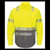 Hi-Visibility Color Block Uniform Shirt - EXCEL FR® ComforTouch® - 7 oz. - Tall Sizes