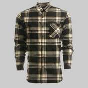 Open Pocket Flannel Shirt