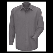 Concealed-Gripper Pocketless Long Sleeve Shirt - CoolTouch® 2 - Tall Sizes