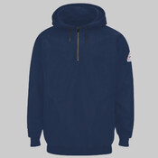 Men's Tall Flame Resistant Quarter-Zip Hooded Sweatshirt