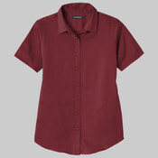 Women's Short Sleeve SuperPro React Twill Shirt
