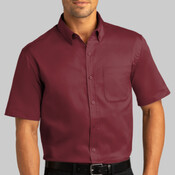 Short Sleeve SuperPro React Twill Shirt