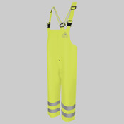Men's Hi-Visibility Flame-Resistant Rain Bib Overall - 10 oz.