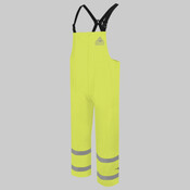 Hi-Visibility Flame-Resitant Rain Bib Overall - 13 oz.